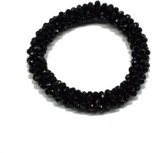 Handmade Bead Bracelet Artificial Crystal Artisinal Chunky Statement Jewelry